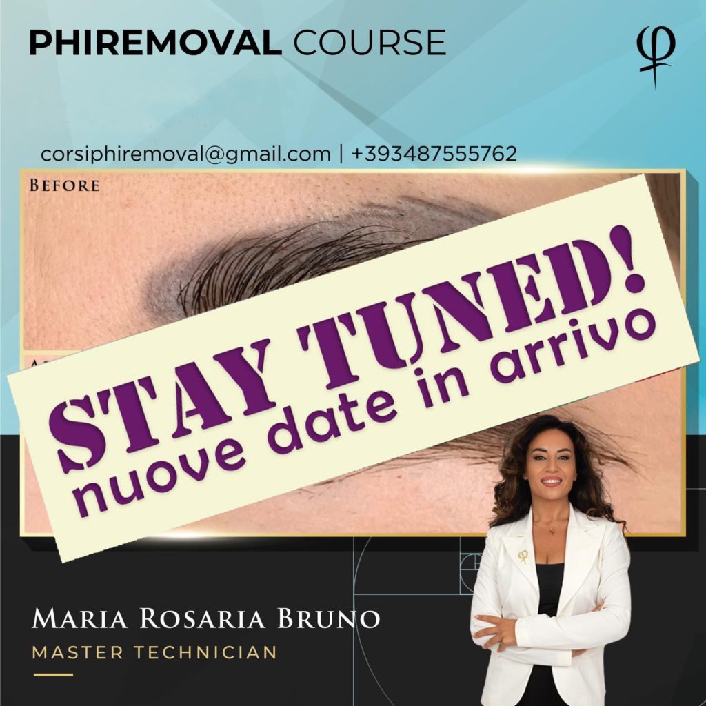 Phimasteritalia com - Corso PhiRemoval - Master Maria Rosaria Bruno - Stay Tuned Presto le nuove date