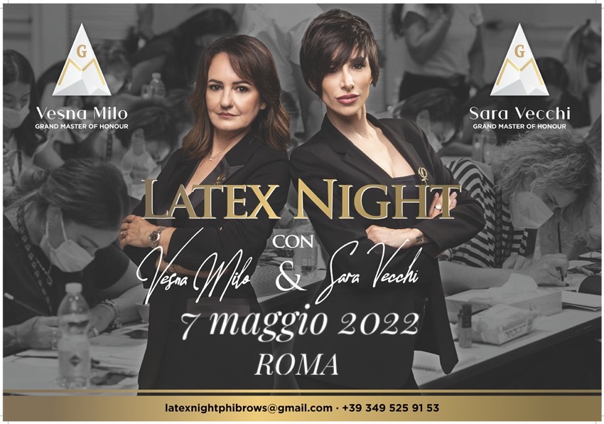 Phimasteritalia com - Latex Night - Roma 7 Maggio 2022 - Master Vesna Milo e Sara Vecchi